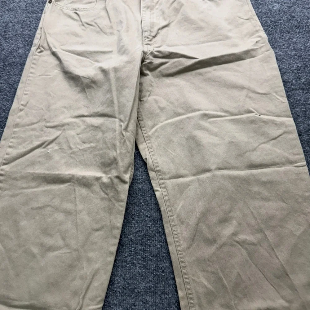 Eddie Bauer Pants Men's 32x30 Khaki Cotton Casual Chinos Style 0052